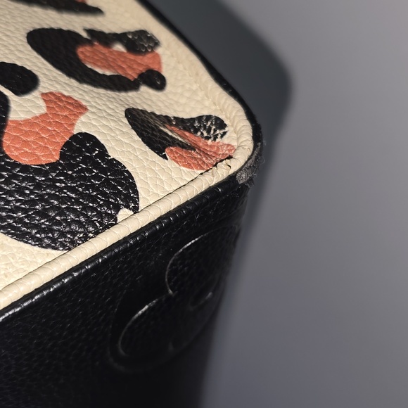 Louis Vuitton Black and Leopard Print Tote - Picture 11 of 16